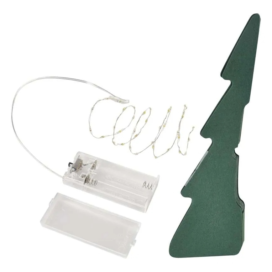 LED Ziemassvētku dekorācija 35xLED/2xAA eglīte