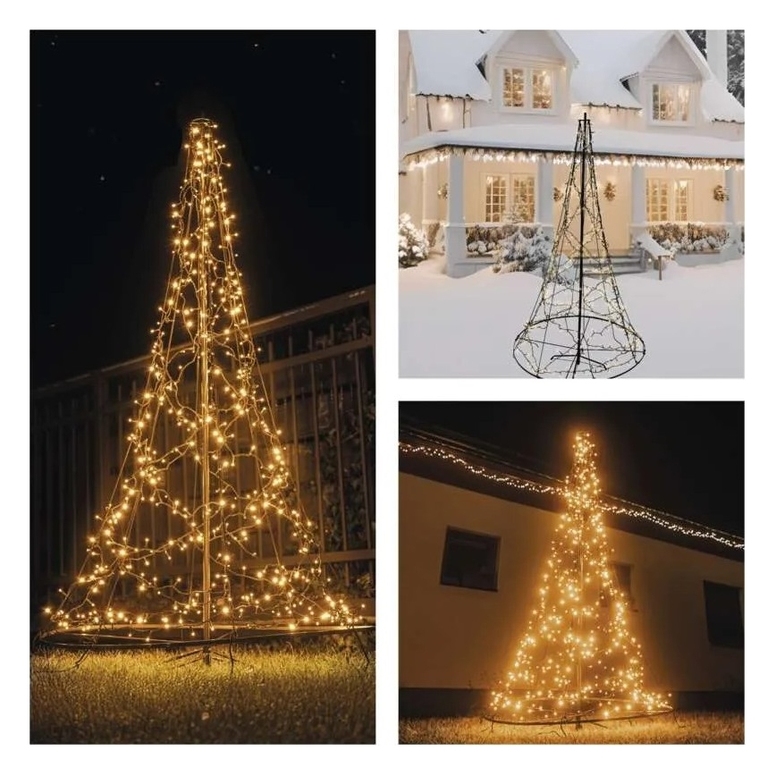 LED Ziemassvētku dekorācija 480xLED/230V IP44 180 cm