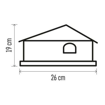 LED Ziemassvētku dekorācija 5xLED/3xAA