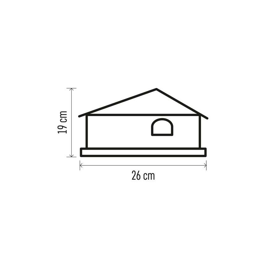 LED Ziemassvētku dekorācija 5xLED/3xAA