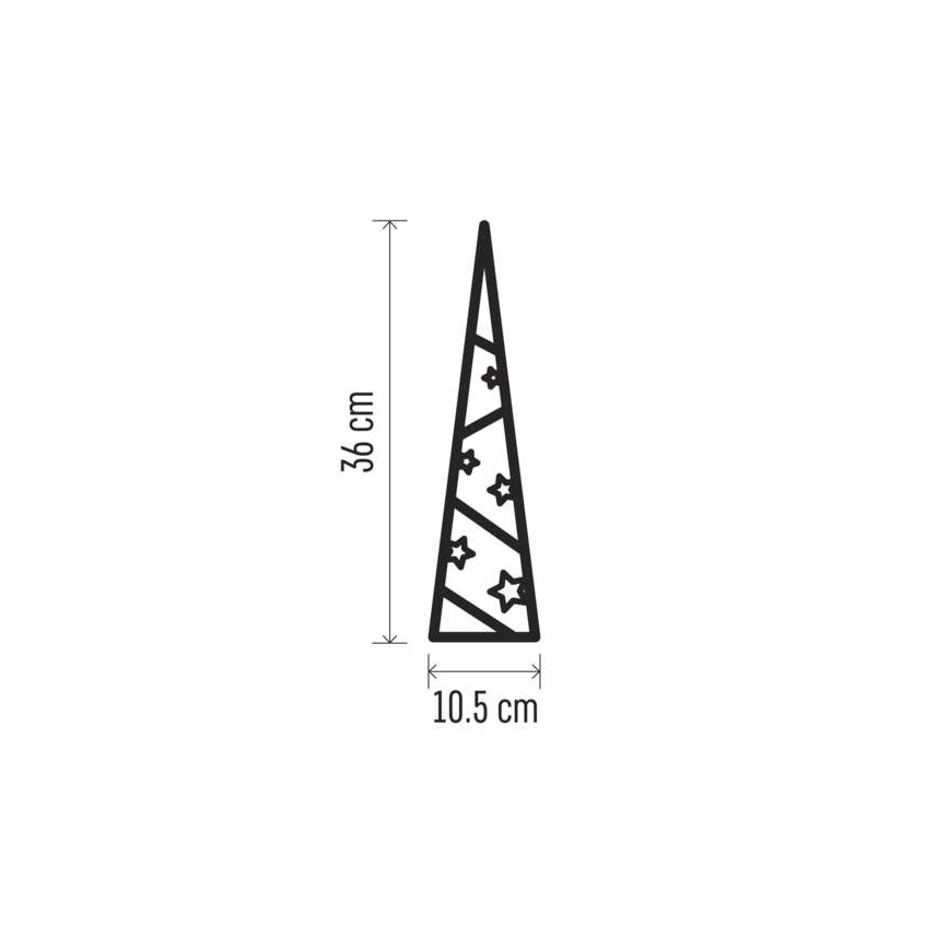 LED Ziemassvētku dekorācija 8xLED/2xAA