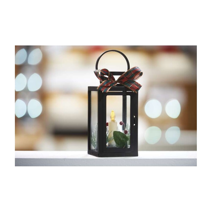 LED Ziemassvētku dekorācija LED/3xAAA, melna