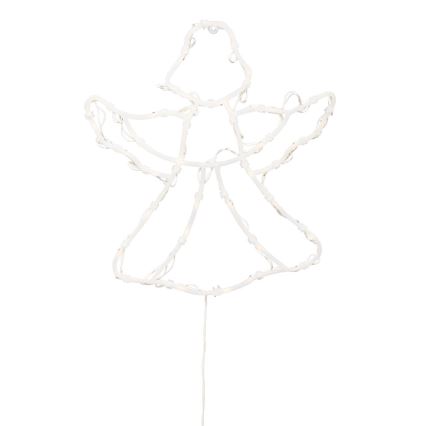 LED Ziemassvētku dekorācija logam 35xLED/230V IP44 eņģelis silti balta