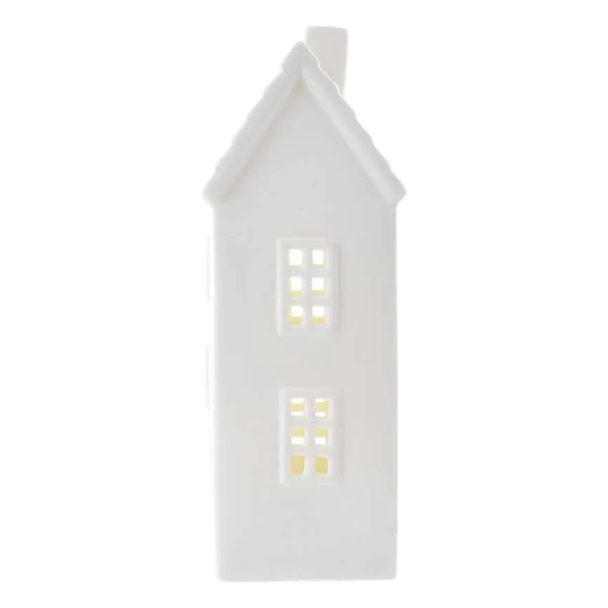 LED Ziemassvētku dekorācija, mājiņa (LED/CR2032)