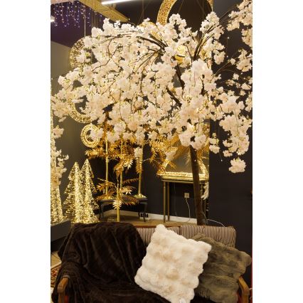 LED Ziemassvētku dekoratīva mākslīgā eglīte CHERRY TREE 84xLED/230V 1,7 m ķirsis