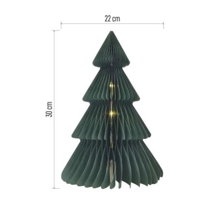 LED Ziemassvētku dekors 10xLED/3xAA eglīte
