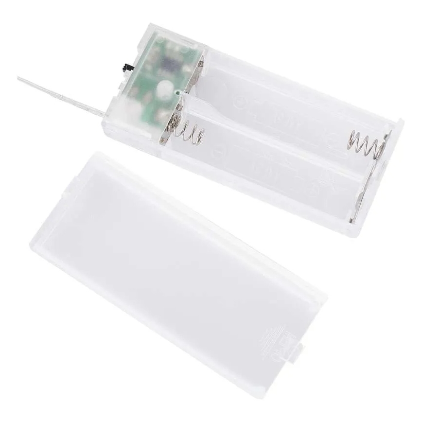 LED Ziemassvētku dekors 40xLED/2xAA, siltā baltā, pilsētas motīvs