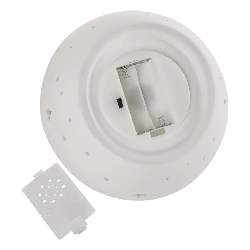 LED Ziemassvētku dekors LED/0,4W/2xAA keramiskais eņģelis