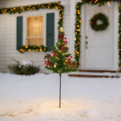 LED Ziemassvētku dekors LED/1W/230V, 75 cm, IP44, zaļš