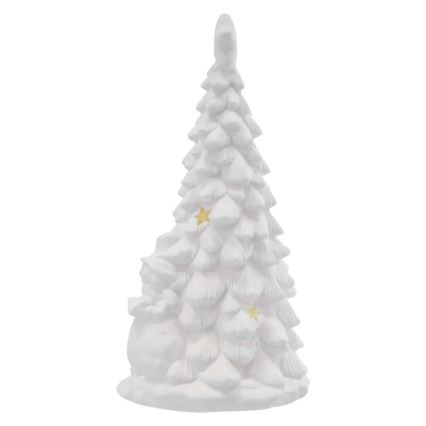 LED Ziemassvētku dekors LED/2xAA silti balta eglīte