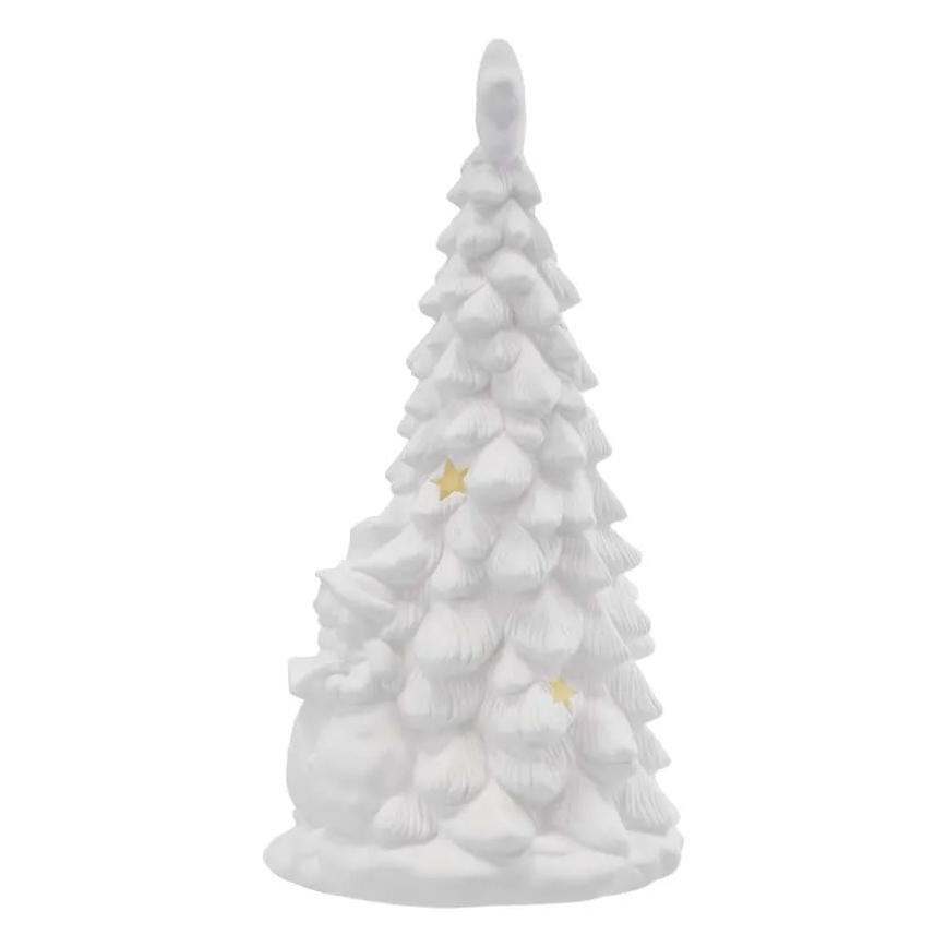 LED Ziemassvētku dekors LED/2xAA silti balta eglīte