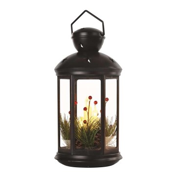 LED Ziemassvētku dekors LED/3xAAA melns