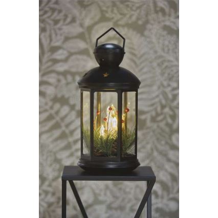 LED Ziemassvētku dekors LED/3xAAA melns