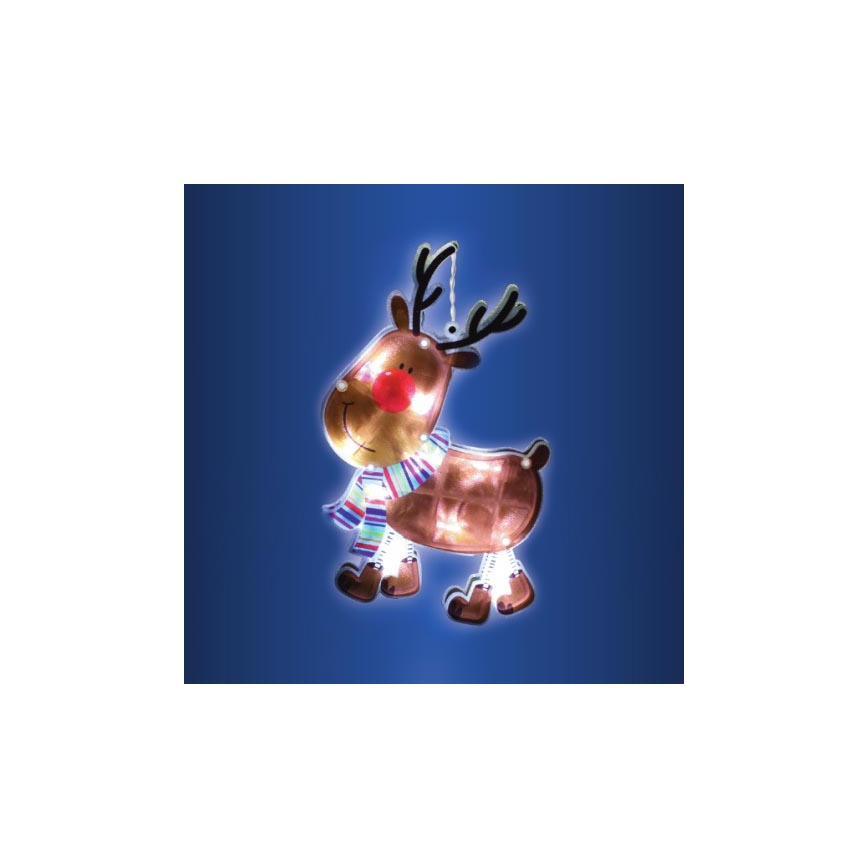 LED Ziemassvētku loga dekorācija 10xLED/3xAAA