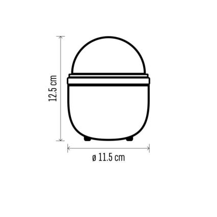 LED Ziemassvētku projektors LED/3xAA