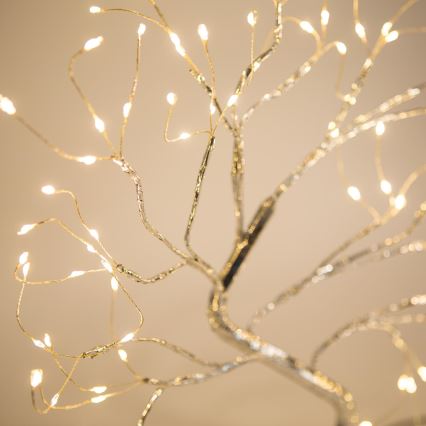 LED Ziemassvētku rotājums 102xLED/3xAA silti balta
