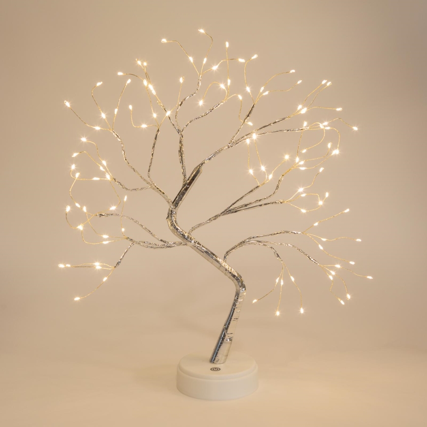 LED Ziemassvētku rotājums 102xLED/3xAA silti balta