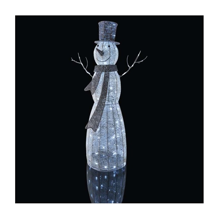 LED Ziemassvētku rotājums 120xLED/2,8W/230V 124 cm sniegavīrs