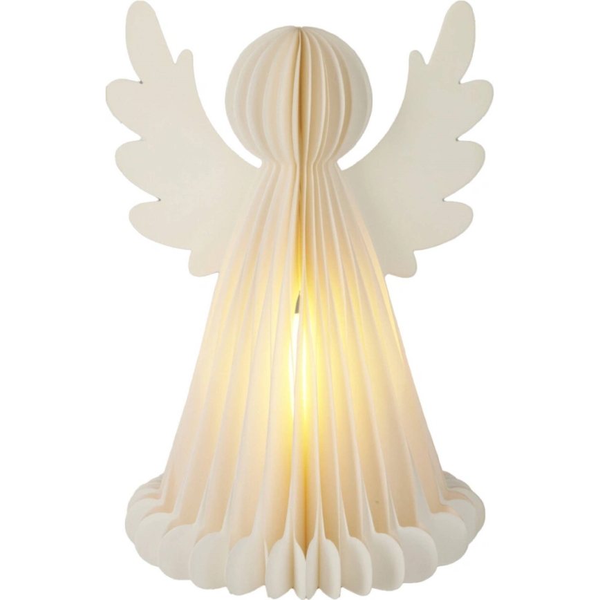 LED Ziemassvētku rotājums 12xLED/3xAA 38 cm silti balts eņģelis
