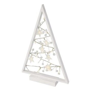 LED Ziemassvētku rotājums 15xLED/2xAA eglīte