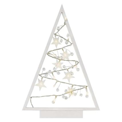 LED Ziemassvētku rotājums 15xLED/2xAA eglīte