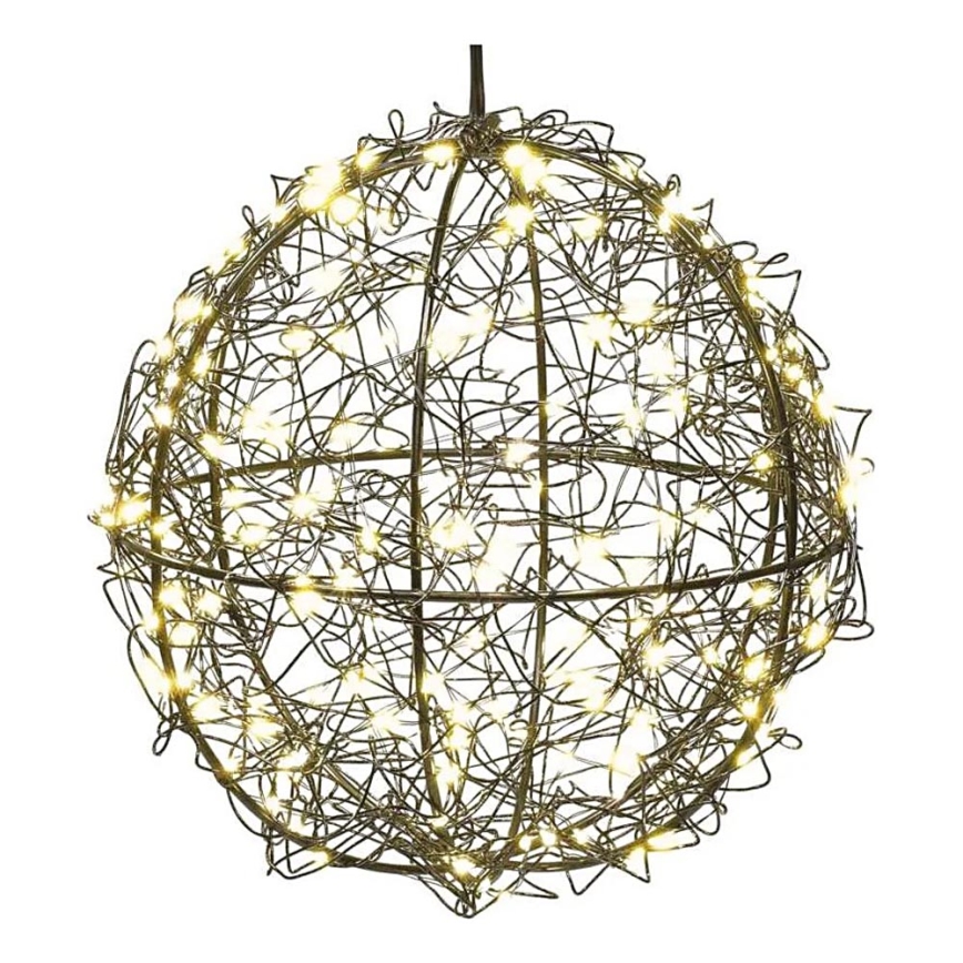 LED Ziemassvētku rotājums, 200 LED, 230 V, diametrs 20 cm