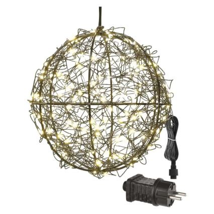 LED Ziemassvētku rotājums, 200 LED, 230 V, diametrs 20 cm