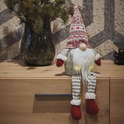LED Ziemassvētku rotājums 4xLED/3xAA elfs