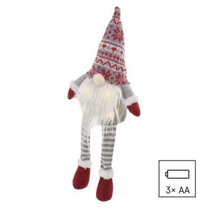 LED Ziemassvētku rotājums 4xLED/3xAA elfs