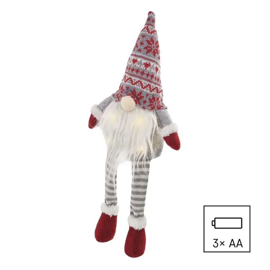 LED Ziemassvētku rotājums 4xLED/3xAA elfs