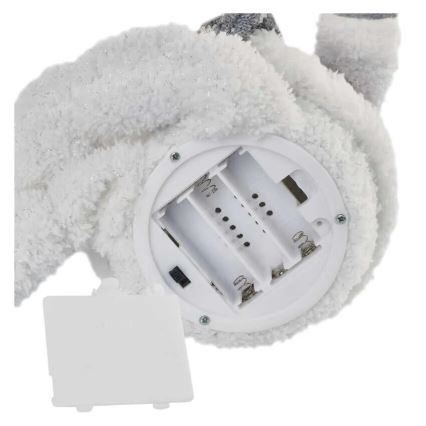 LED Ziemassvētku rotājums 6xLED/3xAA sniegavīrs