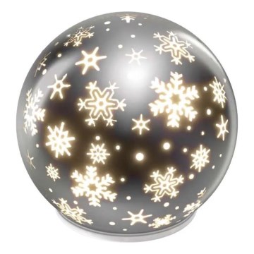 LED Ziemassvētku rotājums LED/0,3W/3xAA bumba Ø 12 cm
