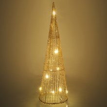 LED Ziemassvētku rotājums LED/2xAA 40 cm konuss