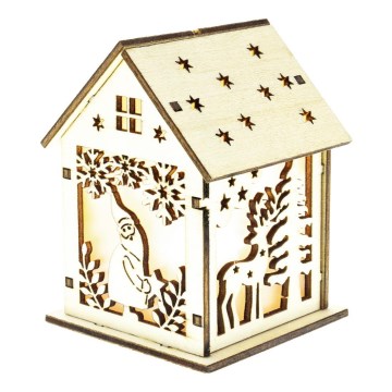 LED Ziemassvētku rotājums LED/2xLR44 siltā balta