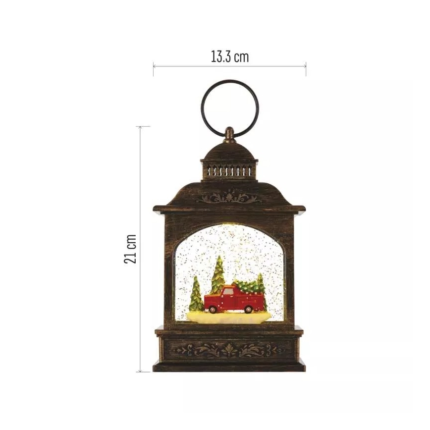 LED Ziemassvētku rotājums LED/3xAA laterna