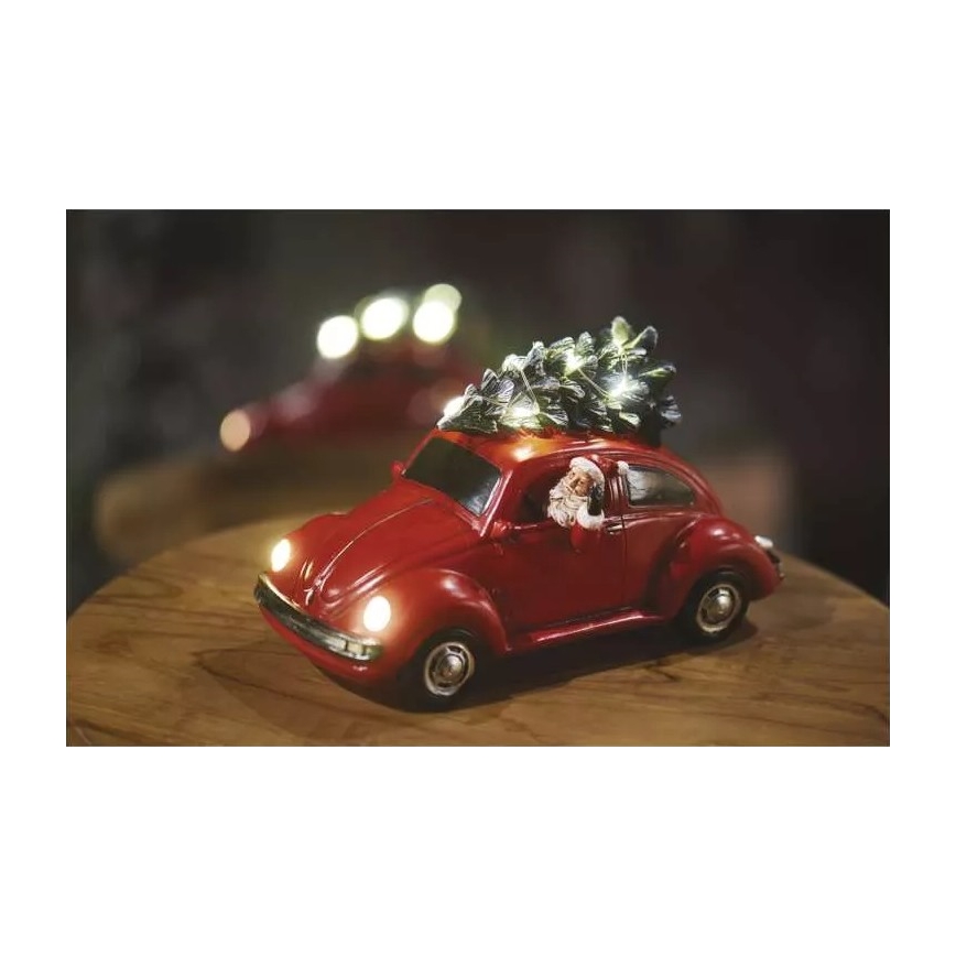 LED Ziemassvētku rotājums LED/3xAA, mašīna