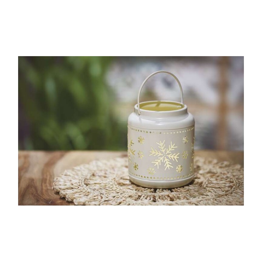 LED Ziemassvētku rotājums LED/3xAAA, balts