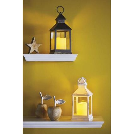 LED Ziemassvētku rotājums LED/3xAAA melns