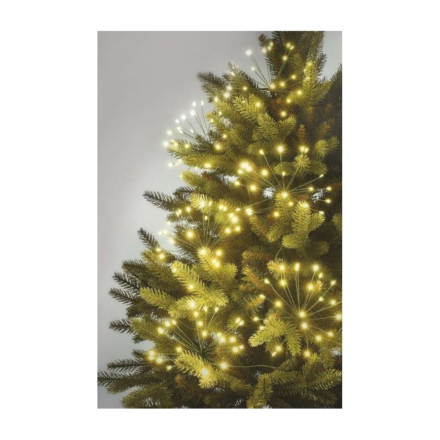 LED Ziemassvētku virtene 150xLED/5,35m silti balta