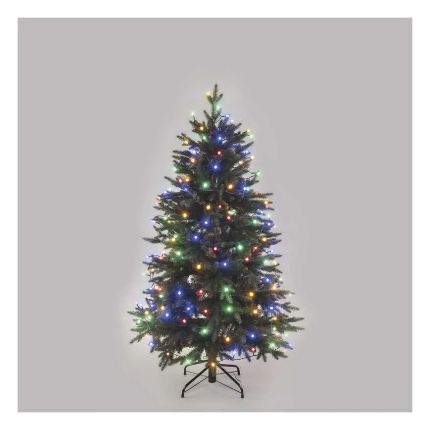 LED Ziemassvētku virtene 200 LED / 8 režīmi, 25 m, IP44, daudzkrāsaina