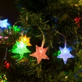 LED Ziemassvētku virtene 20xLED 2,25m daudzkrāsaina zvaigzne