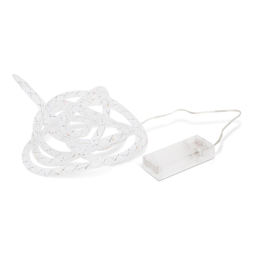 LED Ziemassvētku virtene 20xLED 2,3m silti balta