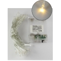 LED Ziemassvētku virtene 20xLED/2 funkcijas 2,4m silti balta