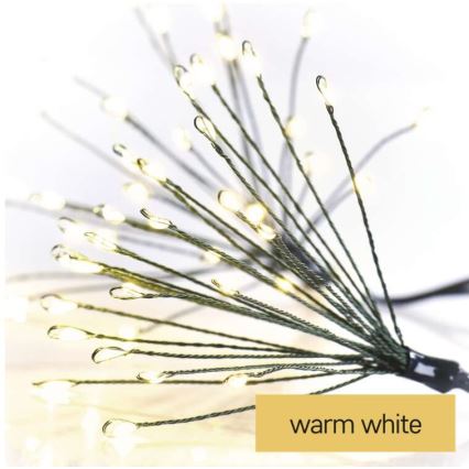LED Ziemassvētku virtene 300xLED 5,2+3 m siltā balta