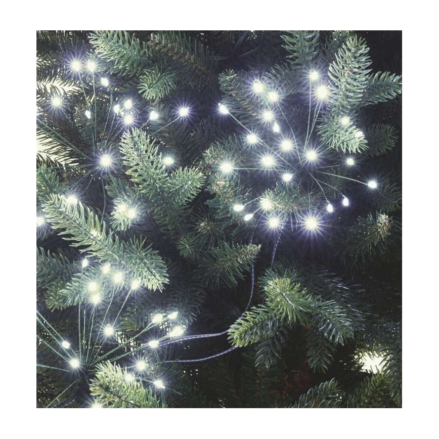 LED Ziemassvētku virtene 300xLED/8,2m vēsi balta