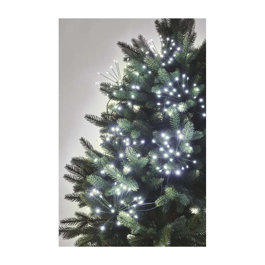 LED Ziemassvētku virtene 300xLED/8,2m vēsi balta