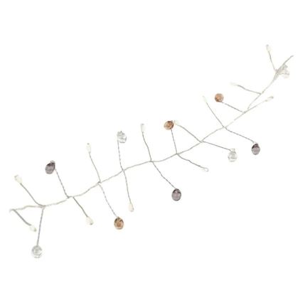 LED Ziemassvētku virtene 40xLED/3xAA 1,5 m siltā baltā krāsā