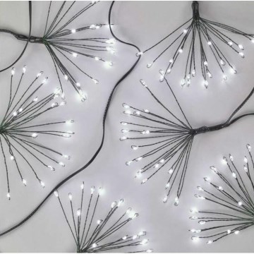 LED Ziemassvētku virtene 450xLED/11m vēsi balta
