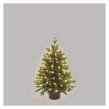LED Ziemassvētku virtene 80 LED/230V/8 režīmi 13 m IP44 silti balta