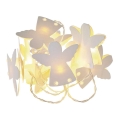 LED Ziemassvētku virtene CHAIN 10xLED/2xAA 1,65m siltā baltā